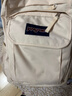 JANSPORT杰斯伯雙肩包男電腦包背包書(shū)包女大學(xué)生包旅行包 4NVC 00Y 米白色-側袋+隔層 曬單實(shí)拍圖