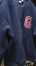 GAP男女裝2025秋季新款大G字母仿羊羔絨寬松夾克開衫衛(wèi)衣787408 海軍藍(lán) L (175/96A)亞洲尺碼 曬單實(shí)拍圖