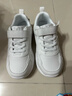 泰蘭尼斯春秋季超纖兒童運動(dòng)鞋男女中大童百搭小白鞋輕便跑步鞋32碼 曬單實(shí)拍圖