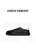 CHOCO CONCERT【李蘭迪同款】設計鞋履丨25SS春夏新品圓方不對稱(chēng)德訓鞋女薄底 黑色 36 (230mm) 曬單實(shí)拍圖