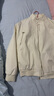 棉致夾克男秋冬潮牌港風(fēng)設計感上衣外套男百搭飛行棒球服 杏色 L 曬單實(shí)拍圖