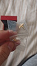 珍尚銀中國黃金銀耳釘女耳環(huán)飾輕奢高級感生日禮物送女朋友老婆媽媽S925 曬單實(shí)拍圖