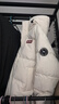 鴨鴨（YAYA）時(shí)空道宇系列三防羽絨服情侶男女短款冬季新款泡芙加厚面包服外套 月光白色 M (建議110-130斤) 曬單實(shí)拍圖