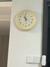 琪特鐘表掛鐘客廳2025新款家用時(shí)尚靜音簡(jiǎn)約創(chuàng  )意時(shí)鐘掛墻奶油風(fēng) 曬單實(shí)拍圖