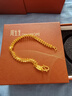 周生生 復古魚(yú)骨足金手鏈 黃金首飾 21001B計價(jià) 17厘米9.55克 曬單實(shí)拍圖