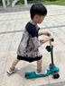 skingcond德國兒童滑板車(chē)1一3-6—12歲可折疊男孩女寶寶大童滑板車(chē)兒童玩具 墨綠色_3CM輪 鋁合金車(chē)把 曬單實(shí)拍圖