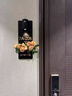 筏芯門(mén)牌號高級感定制2025款輕奢家用帶感應燈充電感應燈插花發(fā)光門(mén)牌入戶(hù)號碼牌酒店房號牌餐廳包廂牌 黑燈+磨砂黑+朝朝暮暮爾爾年年 13x35cm 曬單實(shí)拍圖