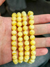 拉韞翡音天然俄料白花蜜蠟手串108顆佛珠收藏級7A多圈琥珀手鏈男女款帶證 直徑8+mm手圍15、20 曬單實(shí)拍圖