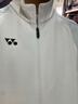 YONEX尤尼克斯羽毛球服運動(dòng)服比賽上衣男款團購外套開(kāi)衫速干訓練服 男款-150094BCR-白 XL 曬單實(shí)拍圖