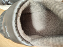 樸西棉拖鞋室內家用2024冬季保暖包跟厚底防水防滑月子鞋女加絨加厚 深空灰 均碼 40-41（適合3940） 曬單實(shí)拍圖