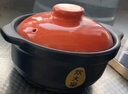 炊大皇 大容量砂鍋燉鍋家用耐高溫陶土沙鍋明火燃氣陶土煲煮粥煲石鍋 【贈1.1L】橙蓋砂鍋 3.3L 曬單實(shí)拍圖