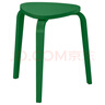 宜家（IKEA）MARIUS瑪留斯可疊放塑料凳子加厚家用簡(jiǎn)易侘寂風(fēng)餐椅圓凳 白色45cm 曬單實(shí)拍圖