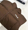 FILA 斐樂(lè )官方女士羽絨服2025冬季新款休閑短款RGB-多彩羽絨外套 正黑色-BK M 165/84A/M 曬單實(shí)拍圖