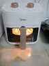 美的（Midea）空氣炸鍋透明可視免翻面7升實(shí)用大容量家用多功能無(wú)油炸外酥里嫩不沾易清洗電炸鍋烤箱 MF-KZE7001 曬單實(shí)拍圖