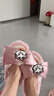 果殼（Gukoo）拖鞋女秋冬瑪麗貓新款甜美立體蝴蝶結毛毛居家拖鞋淺胭粉 40-41 曬單實(shí)拍圖