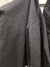 麥檬【人生大衣】MM羊絨廓形雙面呢羊毛短外套女灰色小個(gè)子25冬新 短款-深灰5G9970342 XS 曬單實(shí)拍圖