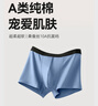 京東京造10A抑菌男式內褲男純棉平角內褲大碼男生四角短褲衩4條XXXL 曬單實(shí)拍圖