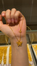 金至尊（3DG Jewellery）肖邦鏈黃金項鏈素鏈足金999項鏈簡(jiǎn)約金頸鏈子生日禮物計價(jià) 2.67克(含工費84元) 曬單實(shí)拍圖
