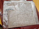 古馳（GUCCI）男女同款經(jīng)典雙G雙面印花流蘇爆款圍巾淺駝色 165904 3G646 9500 曬單實(shí)拍圖