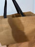 無(wú)腰線(xiàn)手提袋可印logo禮品袋紙袋化妝品禮物袋購物袋包裝袋袋子 無(wú)腰線(xiàn)牛皮紙小號 曬單實(shí)拍圖
