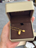 蜜金（HoneyGold）珠寶 黃金吊墜足金古法加濃美式項墜HGC1705工費80元/件 3.65g 咖啡杯 曬單實(shí)拍圖