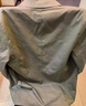 皮爾卡丹秋季扣子款風(fēng)衣男中年棉翻領(lǐng)中長(cháng)款水洗棉寬松大碼爺爺春裝外套針 深卡其 2XL 185 曬單實(shí)拍圖