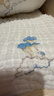 babycare兒童浴巾超柔吸水紗布新生嬰兒洗澡巾嬰兒 95*95-云端月亮兔 曬單實(shí)拍圖