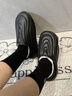 紅豆防水棉拖鞋男款秋冬2025新款室內家居包跟防滑加絨保暖棉鞋男外穿 黑色【防水抗污】 42-43 【標準碼】 曬單實(shí)拍圖