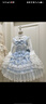 翱?jì)?yōu)Lolita洋裝華麗花嫁jsk吊帶連衣裙女可愛(ài)甜美蓬蓬裙 藍色jsk+白內搭+尾翼+飛機盒 S (90斤以下) 曬單實(shí)拍圖