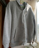 真維斯（Jeanswest）外套女連帽開(kāi)衫衛衣女裝春秋冬季新款寬松休閑潮流韓版學(xué)生上衣服 薄款 麻灰 純色 XL 曬單實(shí)拍圖