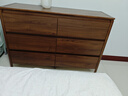 言木智實(shí)木斗柜臥室儲物柜床尾置物柜客廳靠墻五斗柜新中式抽屜收納柜子 實(shí)木【六斗碳晶實(shí)木】長(cháng)1.2米 曬單實(shí)拍圖
