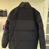 鴻星爾克馭光2.0|羽絨服男秋冬新款男女情侶防潑水休閑短款羽絨夾克外套 正黑 L 曬單實(shí)拍圖