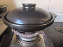 康舒康舒砂鍋耐高溫干燒不裂淺鍋家用燃氣灶專(zhuān)用煲仔飯煲湯陶瓷小沙鍋 康舒黑淺鍋(1-2人用) 1300ml 曬單實(shí)拍圖