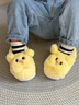 京厽棉拖鞋兒童冬季兒童棉拖鞋保暖包跟男童加絨居家親子厚底嬰幼兒寶 黃色-升級版 小熊款 12 內長(cháng)12cm 20/21碼約12個(gè)月 曬單實(shí)拍圖