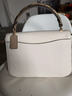 COACH蔻馳女包奢侈品女士大牌包包手提單肩斜挎包情人節禮物情人節禮物 皮革白色C1560IMCAH 曬單實(shí)拍圖