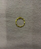 周六福彩寶碧璽黃金足金戒指生日禮物送女友J0212468 約1.93g 11號 曬單實(shí)拍圖