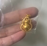 中鑫珠寶福來(lái)運轉古法黃金葫蘆吊墜旋轉葫蘆掛墜足金999項鏈男女 7.95g 曬單實(shí)拍圖