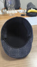 秋冬新款格子毛呢前進(jìn)貝雷帽男士中老年加絨護耳鴨舌帽子廠(chǎng)家批發(fā) 灰色 L（58-60cm） 曬單實(shí)拍圖