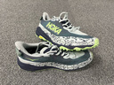 HOKA男款秋季飛速羚羊 6越野跑步鞋SPEEDGOAT 6輕量抓地緩震 灰藍色/暮光色 42.5 曬單實(shí)拍圖