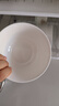 斯凱綈（Sky Top）米飯碗陶瓷小湯碗骨瓷純白家用喬遷酒店餐具4.5英寸金鐘碗4件套裝 曬單實(shí)拍圖
