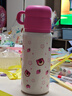 迪士尼（Disney）兒童保溫杯316不銹鋼吸管直飲水杯幼兒園小學(xué)生雙飲水壺草莓熊 曬單實(shí)拍圖