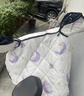 綠源（Luyuan）電動(dòng)車(chē)冬季擋風(fēng)被加厚電瓶車(chē)摩托車(chē)保暖加厚擋風(fēng)被 白色-月亮兔【護面護頸】 曬單實(shí)拍圖