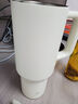 京東京造大容量吸管保溫杯  316L不銹鋼男女生禮物桌面辦公水杯1.2L白色 曬單實(shí)拍圖