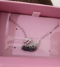 施華洛世奇（SWAROVSKI）【品牌直供】SWAN黑白漸變大天鵝項鏈女送女友禮物5614103 曬單實(shí)拍圖