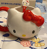 熊哲察hello kitty周邊水杯陶瓷凱蒂杯子創(chuàng  )意馬克杯卡通可愛(ài)少女實(shí)用大 紅色凱蒂貓大頭杯+貓勺 【普通盒裝】 曬單實(shí)拍圖
