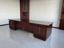 全實(shí)木辦公桌書(shū)柜組合辦公室老板桌新中式花梨木大班臺班桌領(lǐng)導桌 【領(lǐng)袖】3.2米辦公桌 曬單實(shí)拍圖