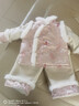 班喜迪女童漢服套裝秋冬裝新款兒童周歲禮服寶寶冬季新中式唐裝拜年服冬 曬單實(shí)拍圖