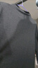 古今（GUJIN）半高領(lǐng)打底衫女內搭上衣莫代爾秋冬保暖上衣百搭長(cháng)袖t恤黑 曬單實(shí)拍圖