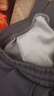 真維斯（Jeanswest）直筒褲子男款秋冬款加絨休閑褲男生新款闊腿運動(dòng)長(cháng)褲男士冬季男褲 深灰色(純色) 加絨 【一體絨】 2XL (185)(體重160-180斤) 曬單實(shí)拍圖