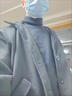 gxmy風(fēng)衣男士休閑套裝秋冬季新款港風(fēng)加厚保暖衣服男裝外套潮流三件套 三件套【藍色+黑高領(lǐng)毛衣+加絨西 L 曬單實(shí)拍圖